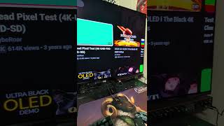 stuck blue  pixel  on Samsung s90f  4o OLED TV.
