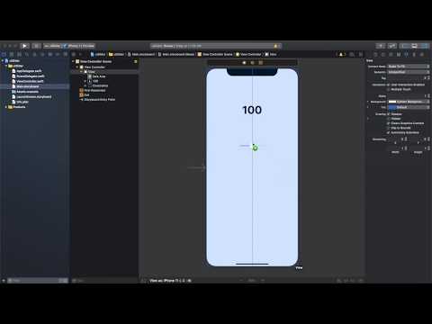 How to Use A Slider In Xcode 11 (Swift 5.0)