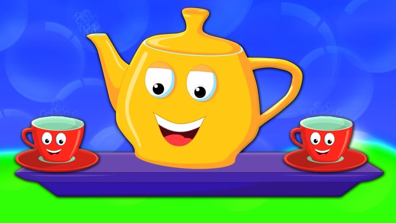 ⁣أنا قليلا إبريق الشاي | القوافي للأطفال | موسيقى الاطفال | I Am A Little Teapot | Nursery Rhyme