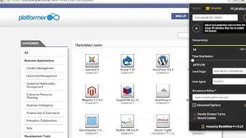 Blazemeter extension