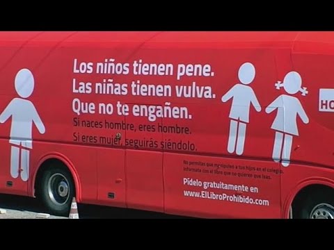 Vidéo: Un Bus Avec Un Message Transphobe Suscite La Controverse à Madrid