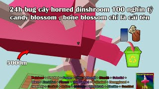 24H BUG  HORNED DINOSHROM KHỔNG LỒ 100 NGHÌN TỶ CANDY  &amp; BONE BLOSSOM CHỈ LÀ CÁI TÊN#growagarden
