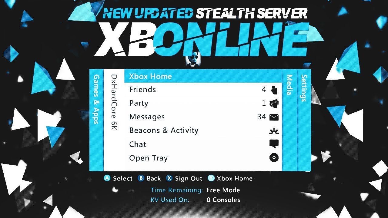 NEW UPDATED!! XBONLINE STEALTH SERVER 17511!! | PAID SERVER!! | FREE DOWNLOAD!! (JTAG/RGH)