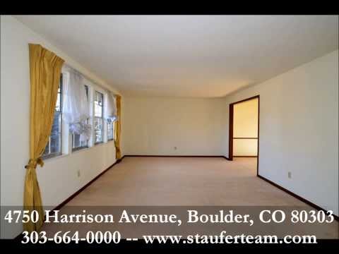 4750 Harrison Avenue, Boulder, CO home video tour