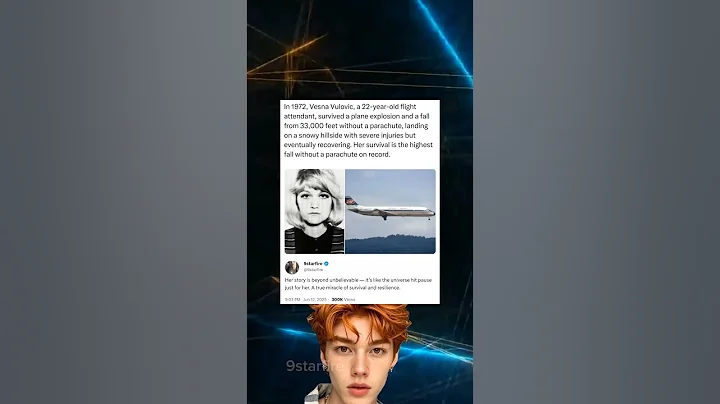 In 1972, Vesna Vulovic, a 22-year-old flight attendant