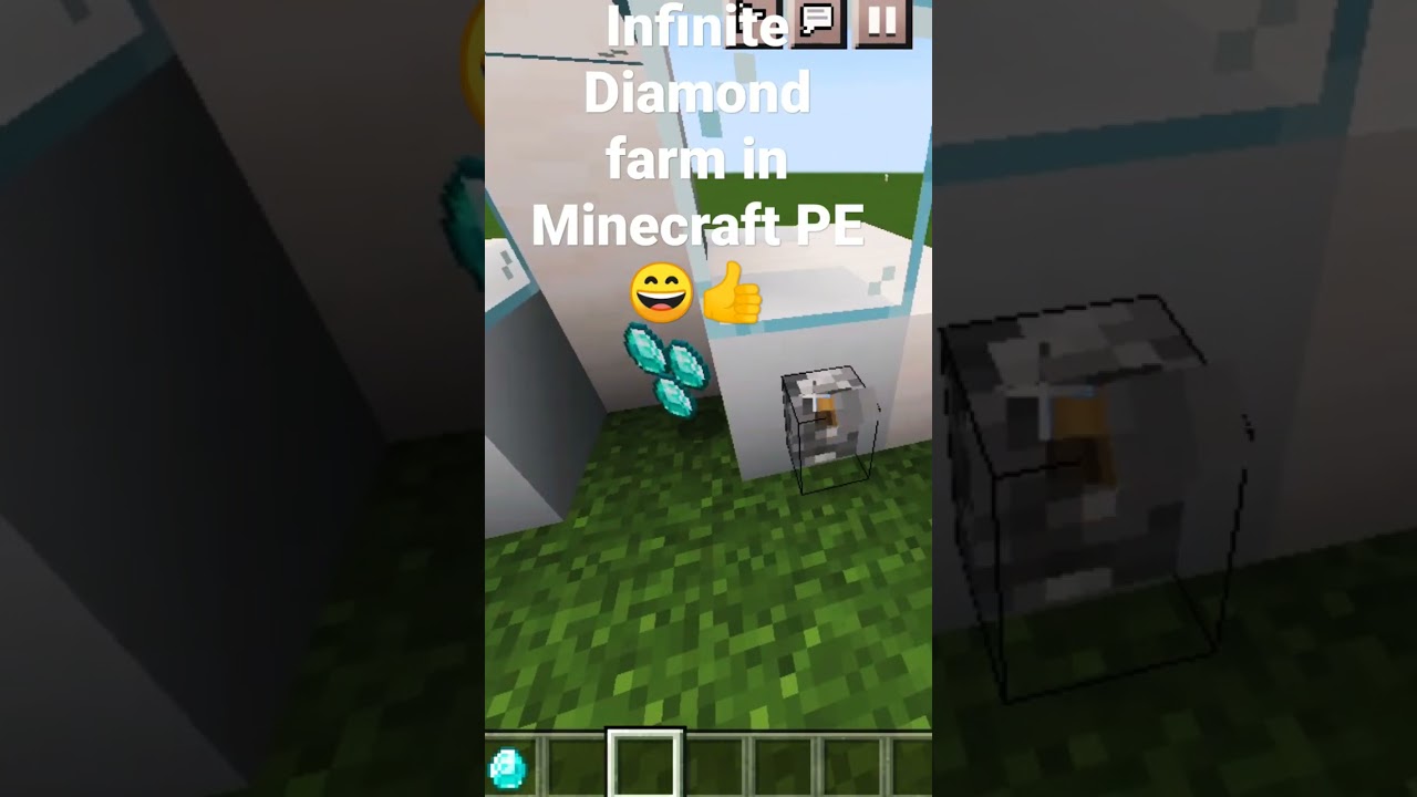 This Infinite Diamond Farm in Minecraft PE is BEYOND CRAZY!