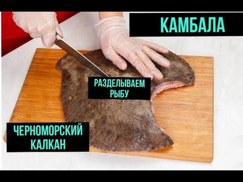 Как правильно разделывать "Черноморского Калкана" (Камбала).