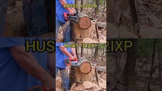 Husqvarna T542ixp vs Kress KC320.9 tophandle chainsaw #battery #electric #best #speed