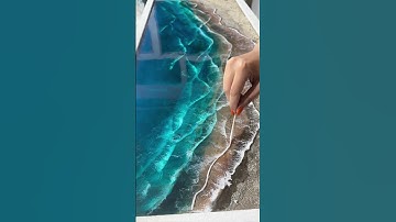 Resin Waves Crafting an Ocean Inspired Masterpiece_short