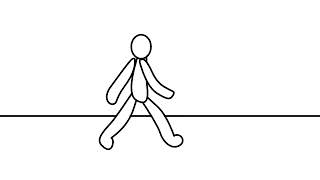 Walking cycle animation test 2