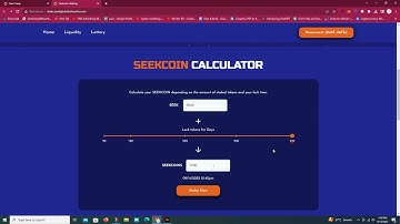 How to Stake SeekCoin on our official Staking Platform | SEEKSWAP | Earn Reward