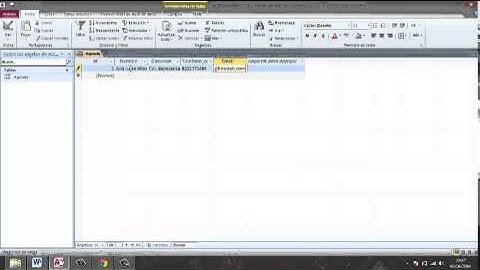 Tutorial para Crear Una Base de Datos en Access 2010