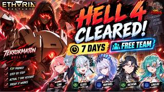 I Beat Hell 4 Terrormaton in Just 7 Days With FREE Characters | Etheria Restart