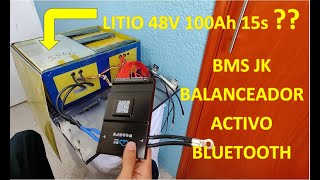 How to install, turn on, configure JK BMS lithium battery SHOTO SDA10-48100 bluetooth by CHOCHUENO 5,926 views 1 year ago 13 minutes, 58 seconds