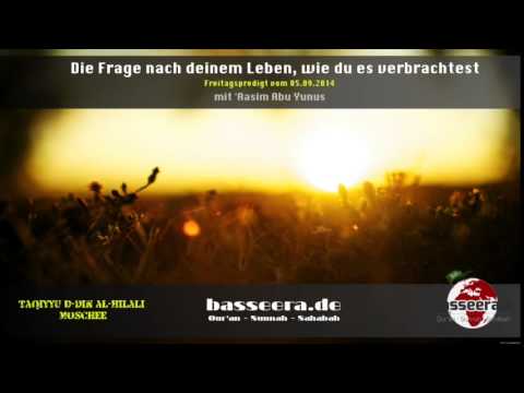'Aasim Abu Yunus - Die Frage nach deinem Leben, wie du es verbracht hast