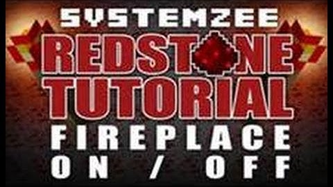 Minecraft How To Make A Automatic Fireplace (Tutorial) Xbox 360 and Ps3