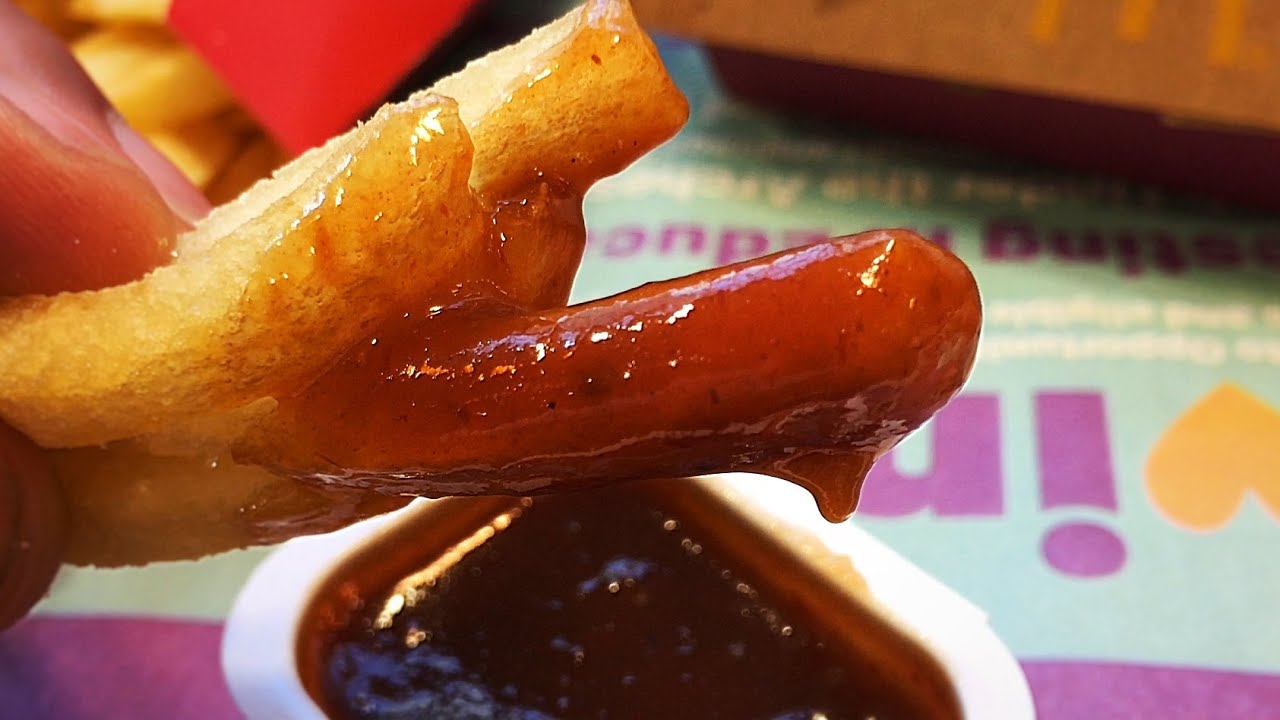 FRENCHFRIES FOR LUNCH DIPPING THEM INTO A POOL OF BARBECUE SAUCE YouTube