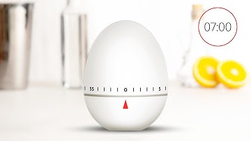 Egg Timer 7 Minutes 🐔 with chicken squawk alert