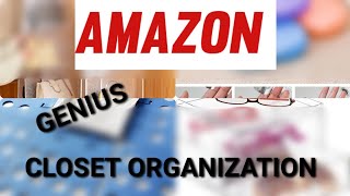 *GENIUS* Closet Organization items From Amazon