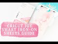 CRICUT JOY SMART IRON-ON SHEETS: HOW TO MAKE T-SHIRTS!