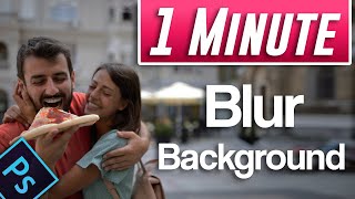 Photoshop : How to Blur Background of Photo (Fast Tutorial) screenshot 3