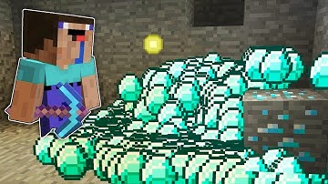 Minecraft NOOB vs PRO : NOOB FOUND 100.000 DIAMONDS IN SECRET MINE! Challenge 100% trolling