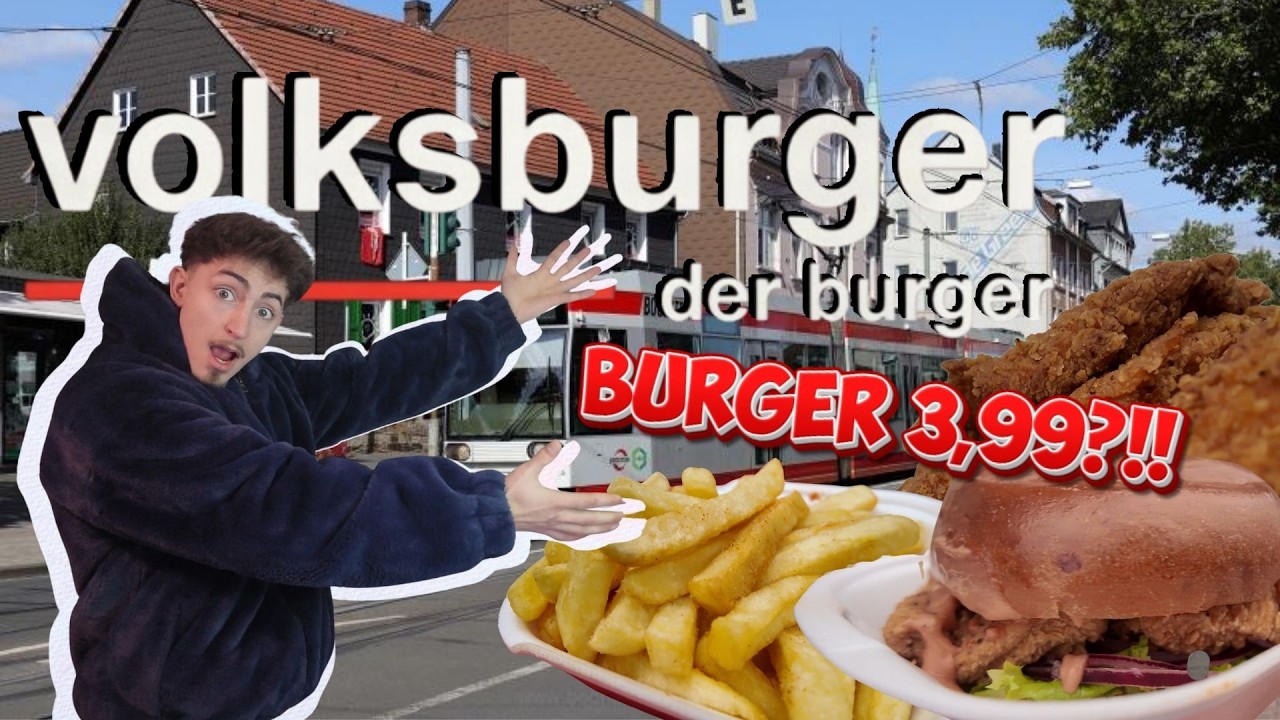4€ BURGER im Jahr 2026?! 😱 | ''Volksburger'' OLDSCHOOL Preise für GUTES Essen !