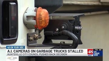 Huntsville residents push back on having AI cameras attached to garbage trucks