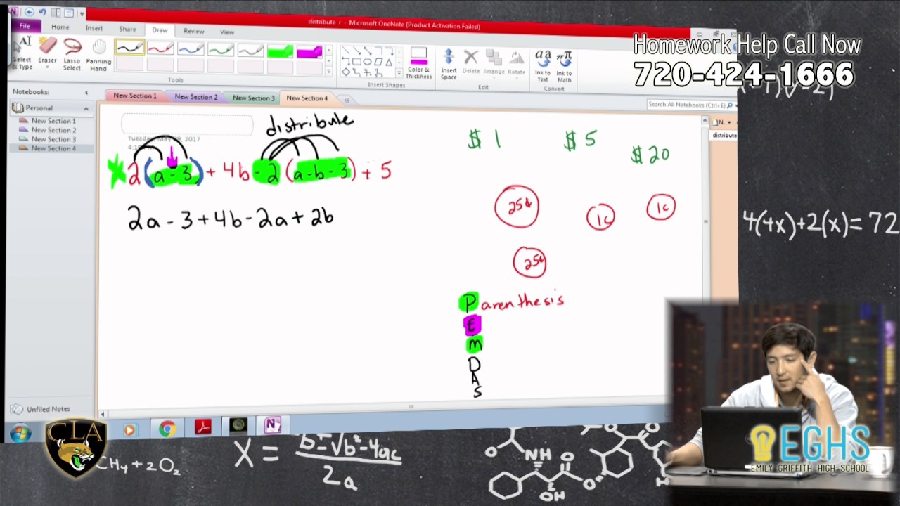 Simplifying expressions - YouTube