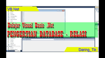 BELAJAR VISUAL BASIC NET #1 : Pengertian Database  dan Mengenal Relasi Antar Tabel pada Database