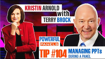 Powerful Panel Discussion Tip #104 with Terry Brock: Managing the PowerPoint Slides