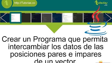 arrays – java (intercambiar vector posiciones pares e impares)
