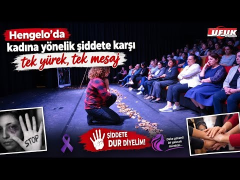 Hengelo’da kadına yönelik şiddete karşı güçlü mesaj! Biz susmuyoruz!