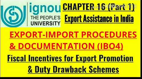 IGNOU- MISSION 70 %: M.COM IBO 4 CHAPTER 16 (PART 1) JUNE TEE EXPECTED Q&A