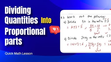 Compound Proportions & Ratios in 10 Minutes | Quick Math Lesson (Mind Mastery Tutor)