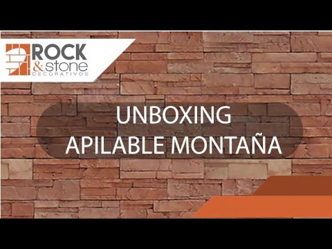 UNBOXING PIEDRA DECORATIVA / FACHALETA MODELO APILABLE MONTAÑA ROCK & STONE DECORATIVOS