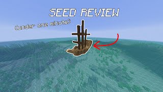 Biggest Natural Drop In Minecraft! (Seed Review)