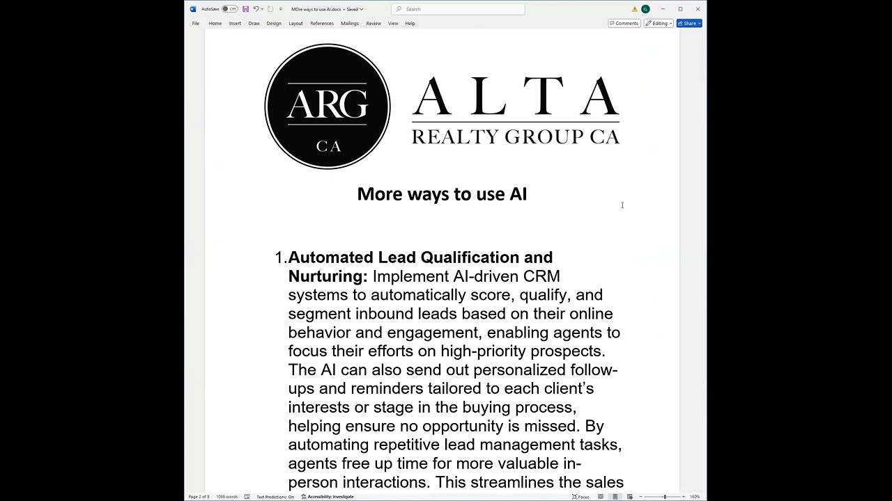 More Ways to Use AI in your Real Estate Business