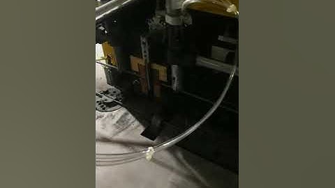 2D wire bending machine with butt welding  Video