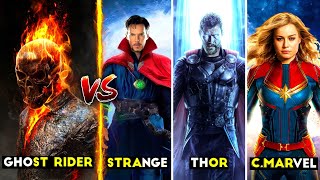 Ghost Rider Vs Thor,Dr Strange and Captain Marvel in Hindi || SUPERHERO STUD10S