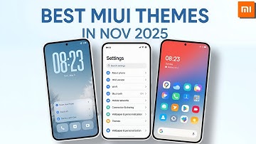 Best HyperOS Customisation Themes for Xiaomi Phones | November 2025 Edition 