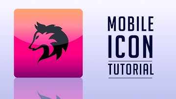 How To Design Mobile App Icon in Photoshop | PE41