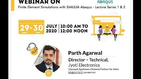 Finite  Element Simulations With SIMULIA Abaqus – Lecture Series 1