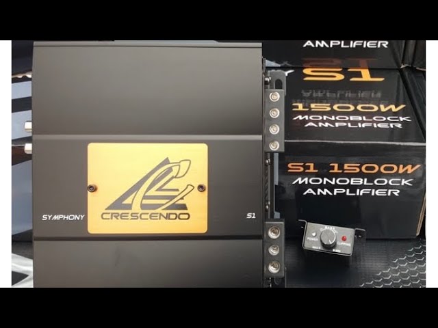 Crescendo Audio Symphony S2 2 Channel 600W Class D Amplifier/Amp
