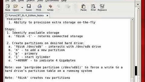 Redhat Enterprise linux 5 File System Part2   YouTube