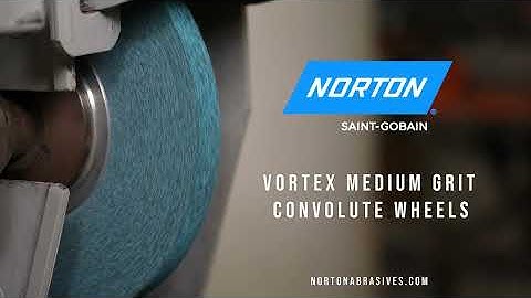Remove Rust and Smooth Finishes with Norton Vortex Medium Grit Convolute Wheels