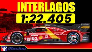 iRacing Ferrari 499P GTP INTERLAGOS Track Guide - 1:22.405