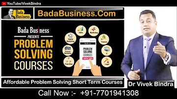 What is PSC (Problem Solving Courses) | PSC किया है | Dr. Vivek Bindra | Call Now - 7701941308