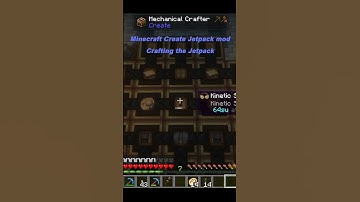 Minecraft Create Jetpack - Crafting Jetpack #uppbeat #minecraft #gaming #jetpack #jcwnnr