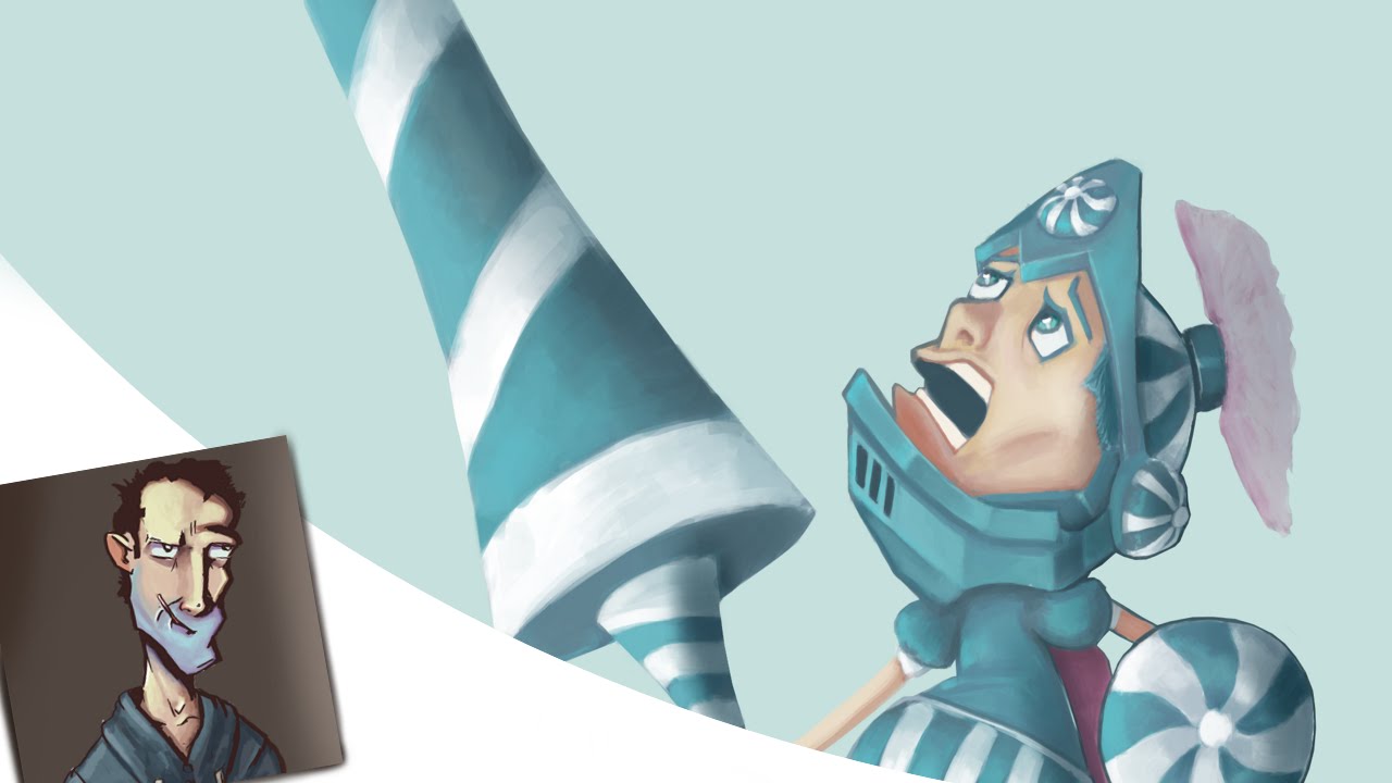 Peppermint Knight Timelaps DigitalDrawingStruggle YouTube